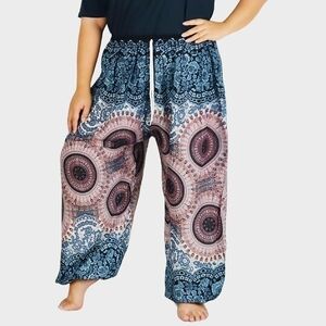 Chinrada - Smocked Waist harem PLUS SIZE 2XL 🇹🇭